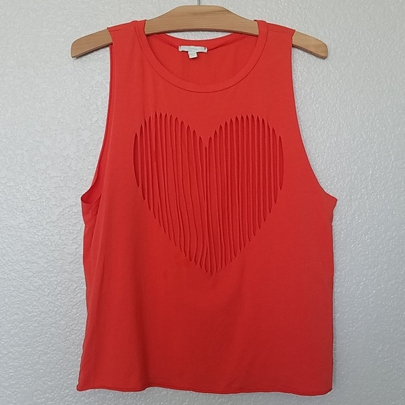 Soprano Tops - Heart Cut Out Muscle Tank